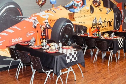 featured image for the race car themed birthday party
