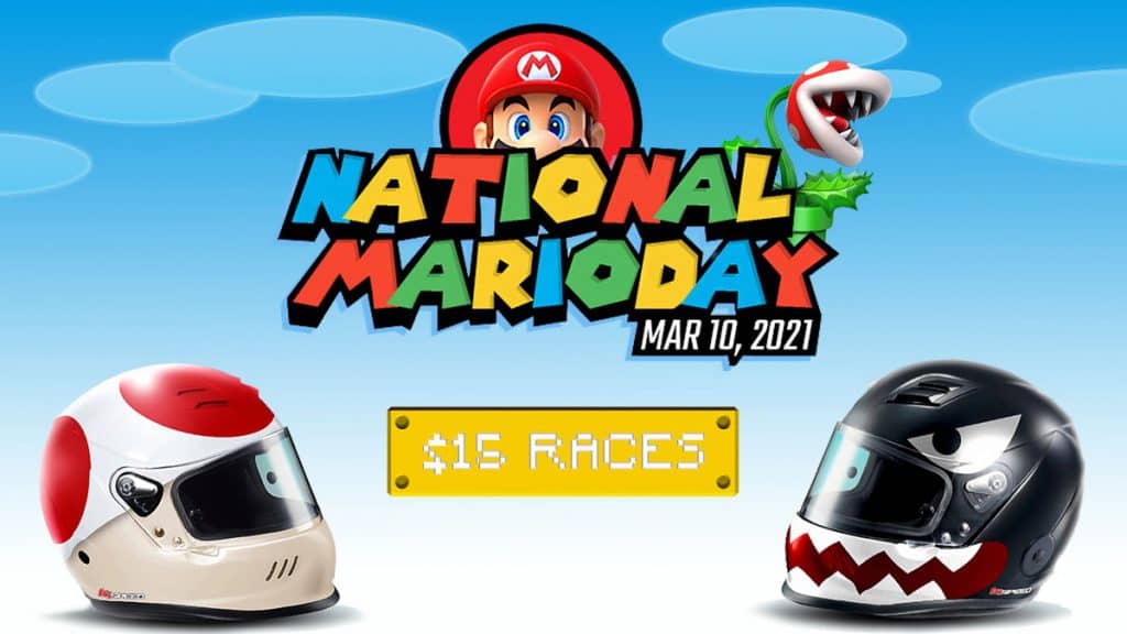 Mario Day Deal 2021: Kart Like Mario, Get a $15 Race! - K1 Speed | K1 Speed