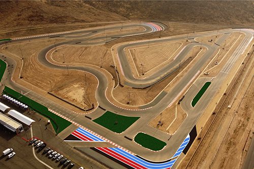 race car track top view