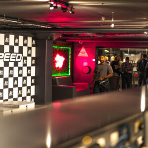 a picture of the lobby at k1 speed in london